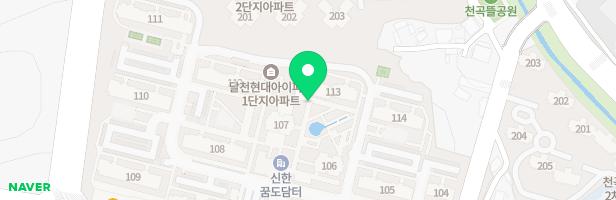 달천그린카운티 4단지 405동 어린이놀이터 지도 이미지