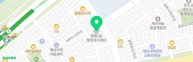 대전갑천초등학교 놀이시설 지도 이미지