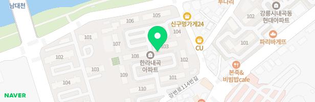 내곡한라아파트 107동 어린이놀이터 지도 이미지