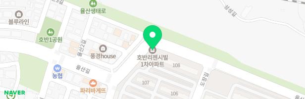 연향호반리젠시빌1차아파트 어린이놀이터 지도 이미지