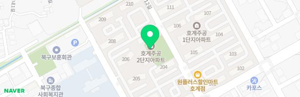 호계주공2단지아파트 유아 놀이터(호계국민임대2차 놀이터2) 지도 이미지