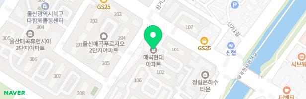 매곡현대아파트 107동 놀이터 지도 이미지