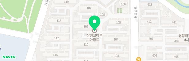 삼성코아루아파트 놀이터2(102동) 지도 이미지