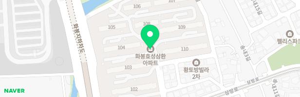 효성삼환아파트 102동 놀이터 지도 이미지