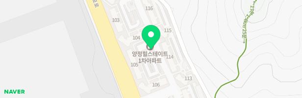 양정힐스테이트1차 103동 놀이터 지도 이미지