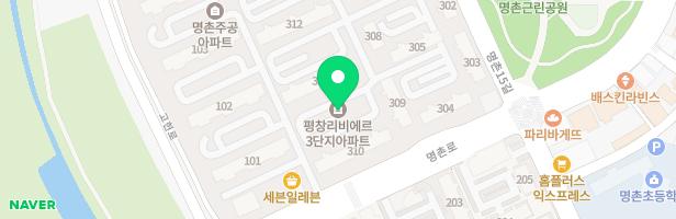 평창리비에르3차 311동 놀이터 지도 이미지