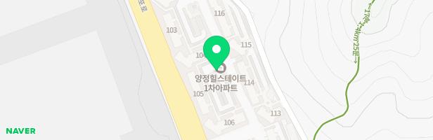 양정힐스테이트1차 109동 1놀이터 지도 이미지