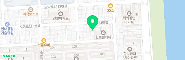 한보힐타워맨션 지도 이미지