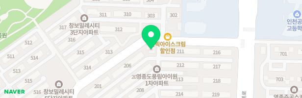 풍림1차 2-1단지 215동 옆 놀이시설 지도 이미지