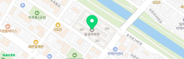 일성2차아파트 놀이터 지도 이미지