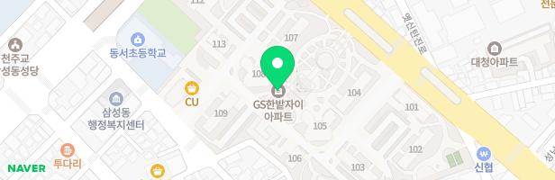 한밭자이아파트 유아놀이터(관리동) 지도 이미지
