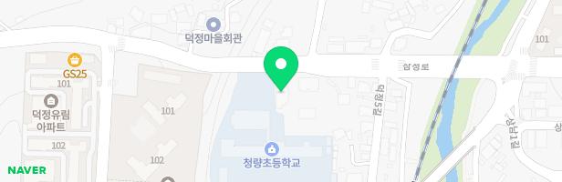 청량어린이집 옥외놀이터 지도 이미지