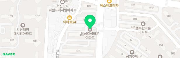 안심효성타운 103동 놀이터 지도 이미지