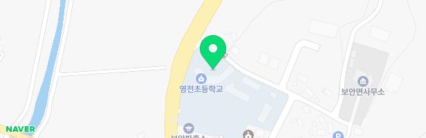 영전초등학교병설유치원 놀이시설 지도 이미지