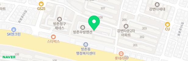 방촌우방맨션 지도 이미지