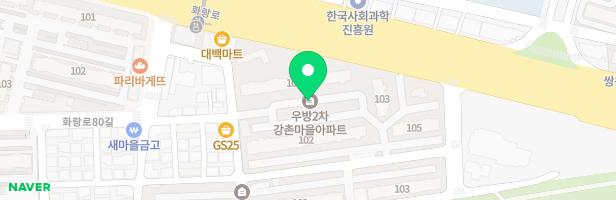 우방2차강촌마을아파트 지도 이미지