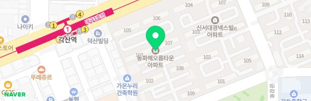 동화해오름타운(2) 지도 이미지