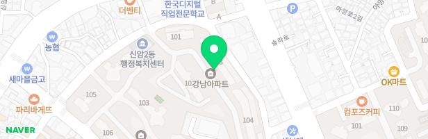 강남아파트 어린이놀이터 지도 이미지