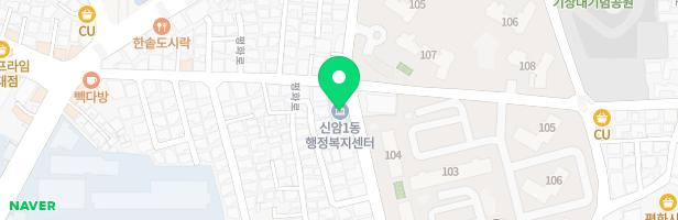 신암건영캐스빌 105동 놀이터 지도 이미지