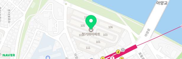 청기와아파트놀이터 지도 이미지