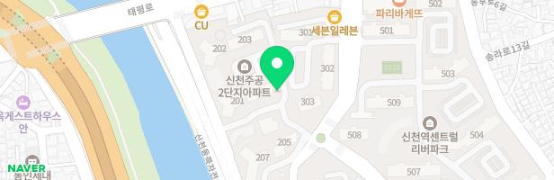 신천주공2단지 202동 놀이터 지도 이미지