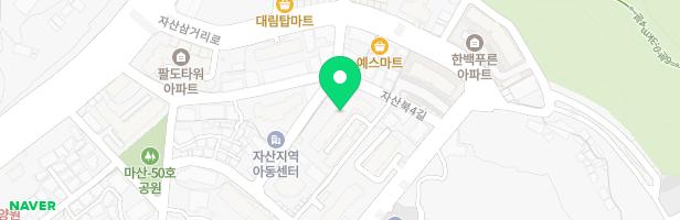 자산경남아파트 지도 이미지