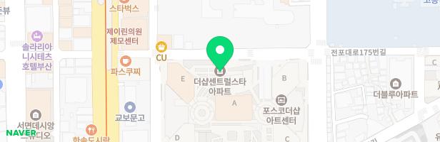 서면더샵센트럴스타 물방울놀이터 지도 이미지