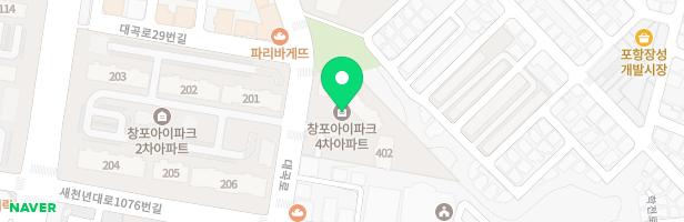 창포4차아이파크 어린이놀이시설 지도 이미지