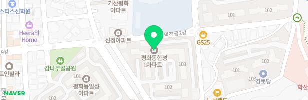한성아파트 102동 놀이시설 지도 이미지