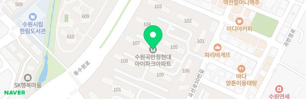 곡반정 현대아이파크 어린이놀이터(103동앞) 지도 이미지