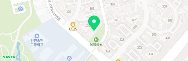 소래휴먼시아1단지아파트 101동뒤 놀이터 지도 이미지