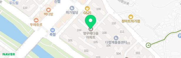 예다음아파트 어린이놀이터1 지도 이미지