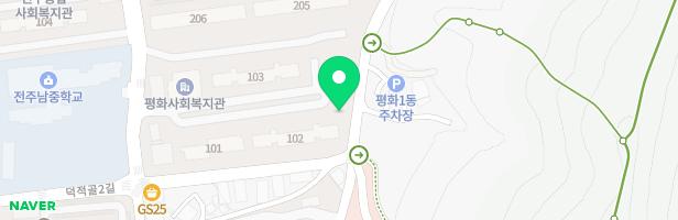 평화주공1단지아파트 102동 앞 놀이터 지도 이미지
