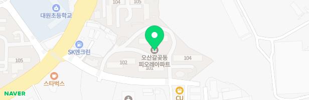 피오레아파트 놀이터 지도 이미지