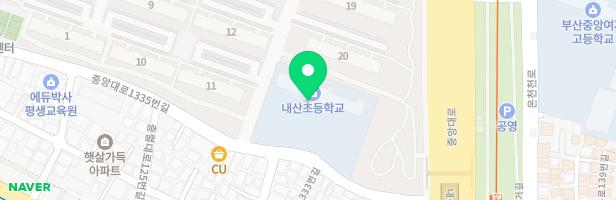내산초등학교 어린이놀이시설 지도 이미지