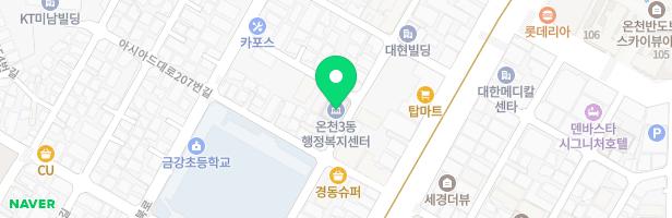 달북초등학교 어린이놀이시설 지도 이미지