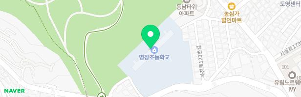 명장초등학교 어린이놀이시설 지도 이미지
