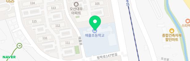 매홀초등학교 병설유치원 지도 이미지