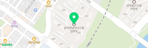 경남아너스빌아파트 어린이놀이터2 지도 이미지