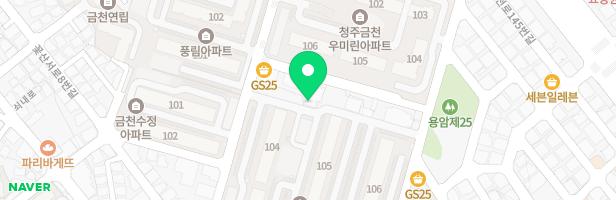 나래유치원 지도 이미지