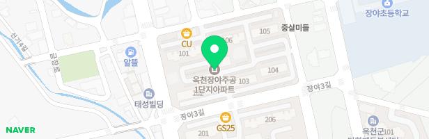 옥천장야1단지 제1놀이터 지도 이미지