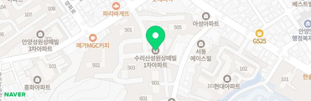 수리산 성원상떼빌1차아파트(505동) 지도 이미지