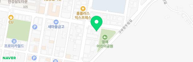 안강어린이집 실외놀이터 지도 이미지
