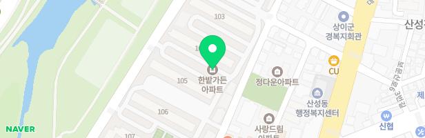 한밭가든아파트 107동옆 어린이놀이시설 지도 이미지
