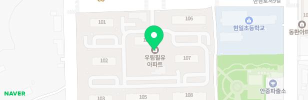 화현마을우림필유아파트106동 놀이시설(햇님놀이터) 지도 이미지