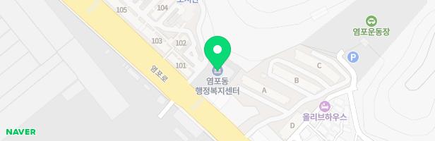 염포초등학교 병설유치원 지도 이미지