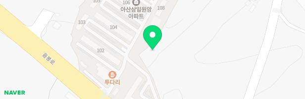 아산삼일원앙아파트-108동옆 지도 이미지