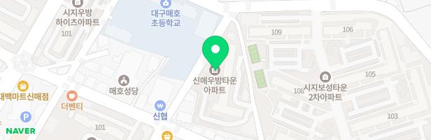 신매우방타운 놀이시설 지도 이미지