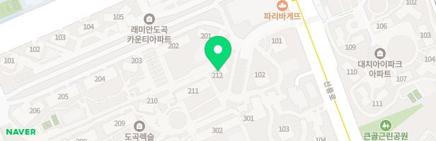 도곡렉슬 놀이터2 (212동) 지도 이미지