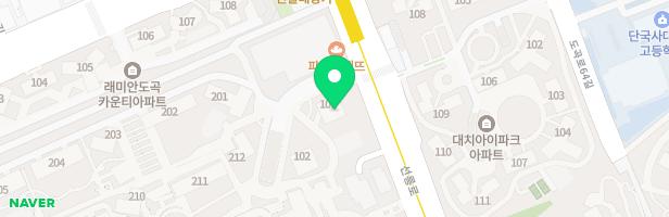 도곡렉슬 놀이터8 (101동) 지도 이미지